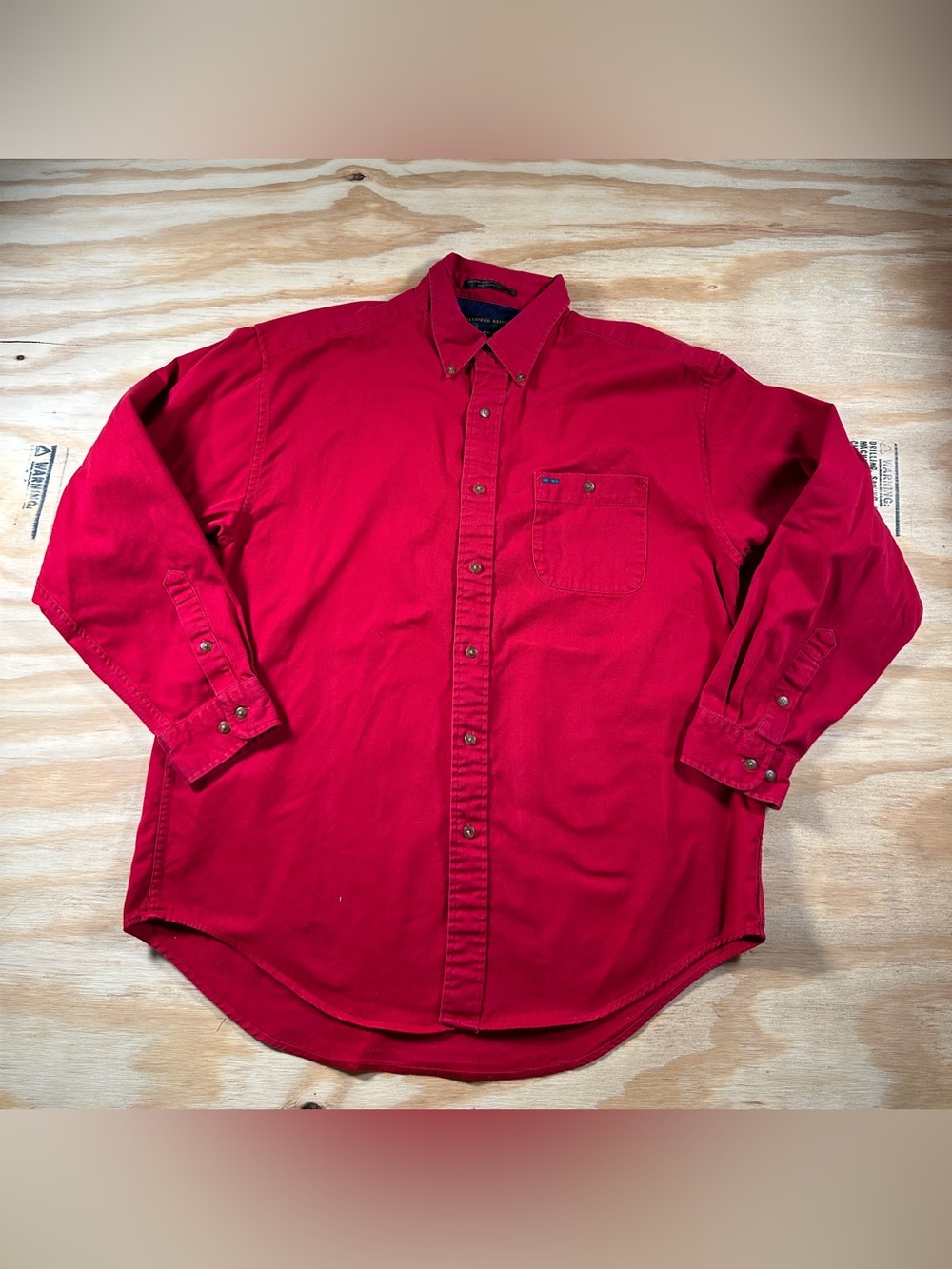 Alexander Julian Red Long-Sleeve Button-Down Shirt